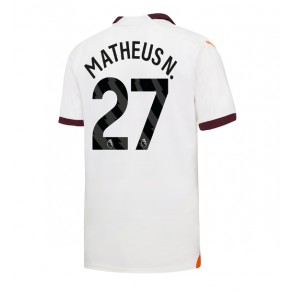 Manchester City Matheus Nunes #27 Koszulka Wyjazdowych 2023-24 Krótki Rękaw